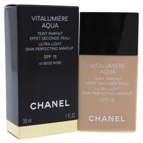 chanel vitalumiere aqua concealer|Chanel vitalumiere aqua beige rose.